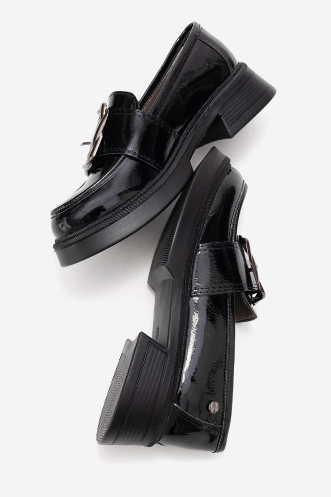 kadin-tokali-loafer-SIYAH KIRISIK RUGAN-KYL1060-0101950_0